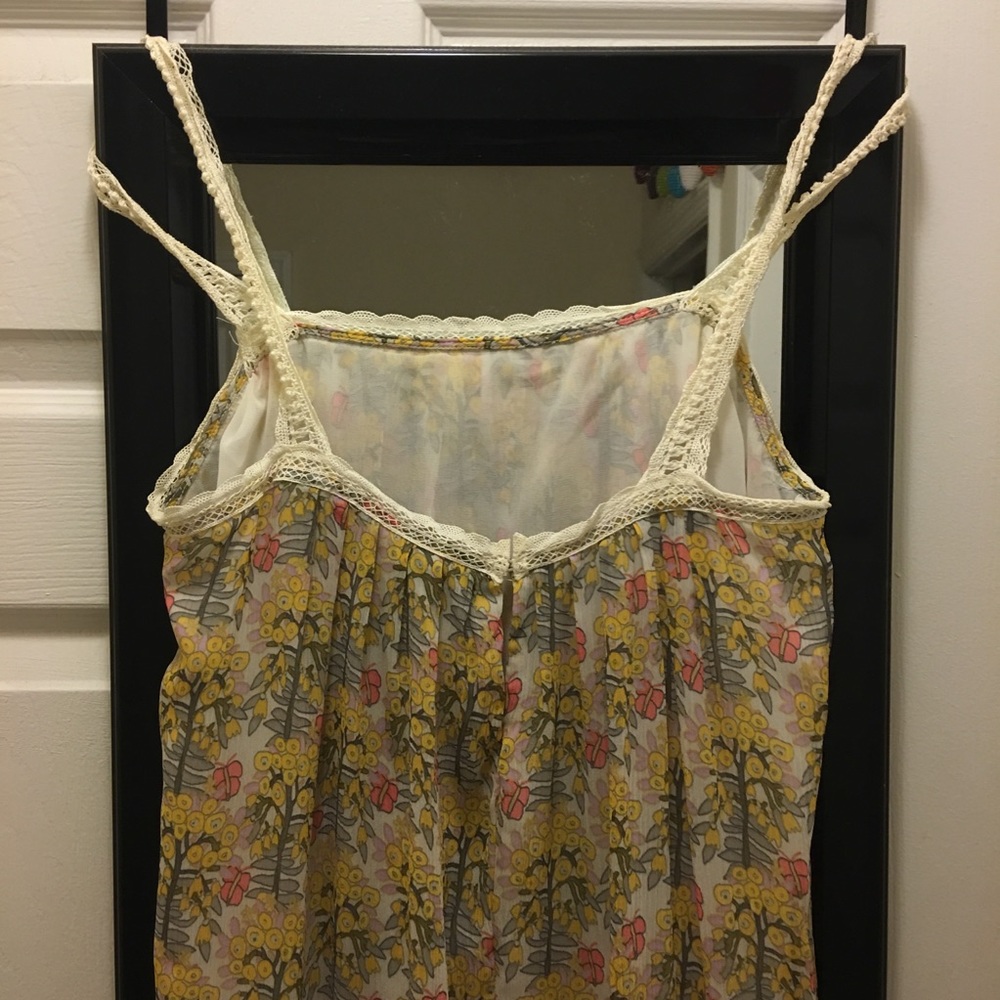 Zara Yellow Floral Dress - Picture 5 of 7